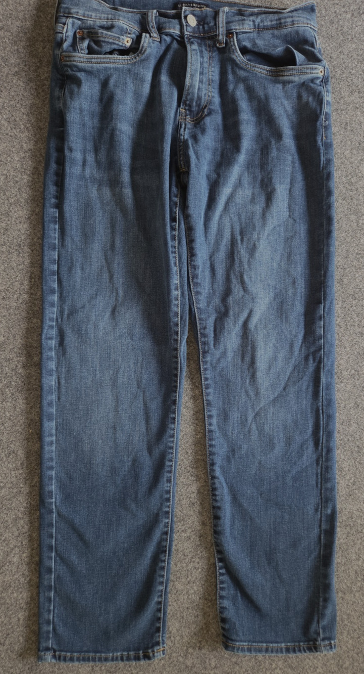 Lucky Brand 221 Original Straight Jeans Men's W32 L32 Medium Wash Very Good